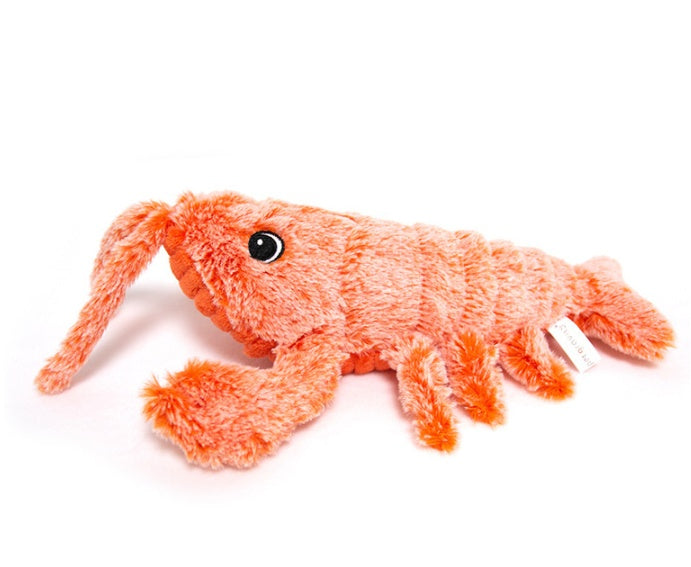 Interactive Jumping Lobster Cat Toy – USB Rechargeable Plush