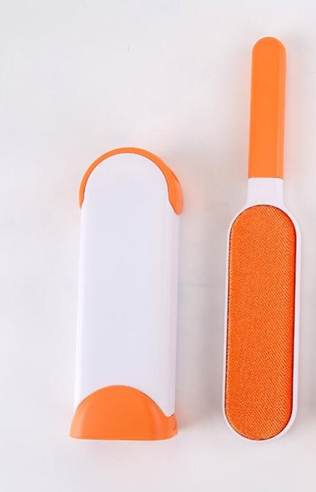Reusable Pet Hair Remover with Self-Cleaning Base – Double-Sided Lint Brush