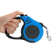 Retractable Pet Leash with One-Hand Lock – Durable Nylon Lead for Dogs & Cats