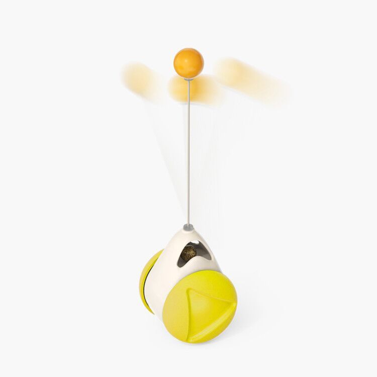 Interactive Suction Windmill Cat Toy – Catnip, Luminous Ball & Teeth Grinding