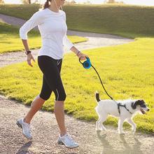 Retractable Pet Leash with One-Hand Lock – Durable Nylon Lead for Dogs & Cats