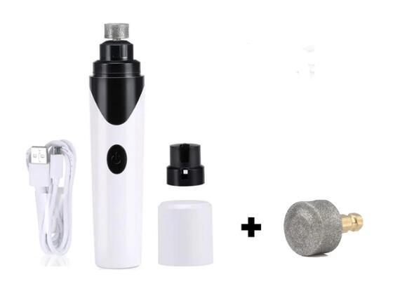 USB Rechargeable Pet Nail Grinder – Low Noise & Safe Grooming Tool for Dogs, Cats & Small Pets
