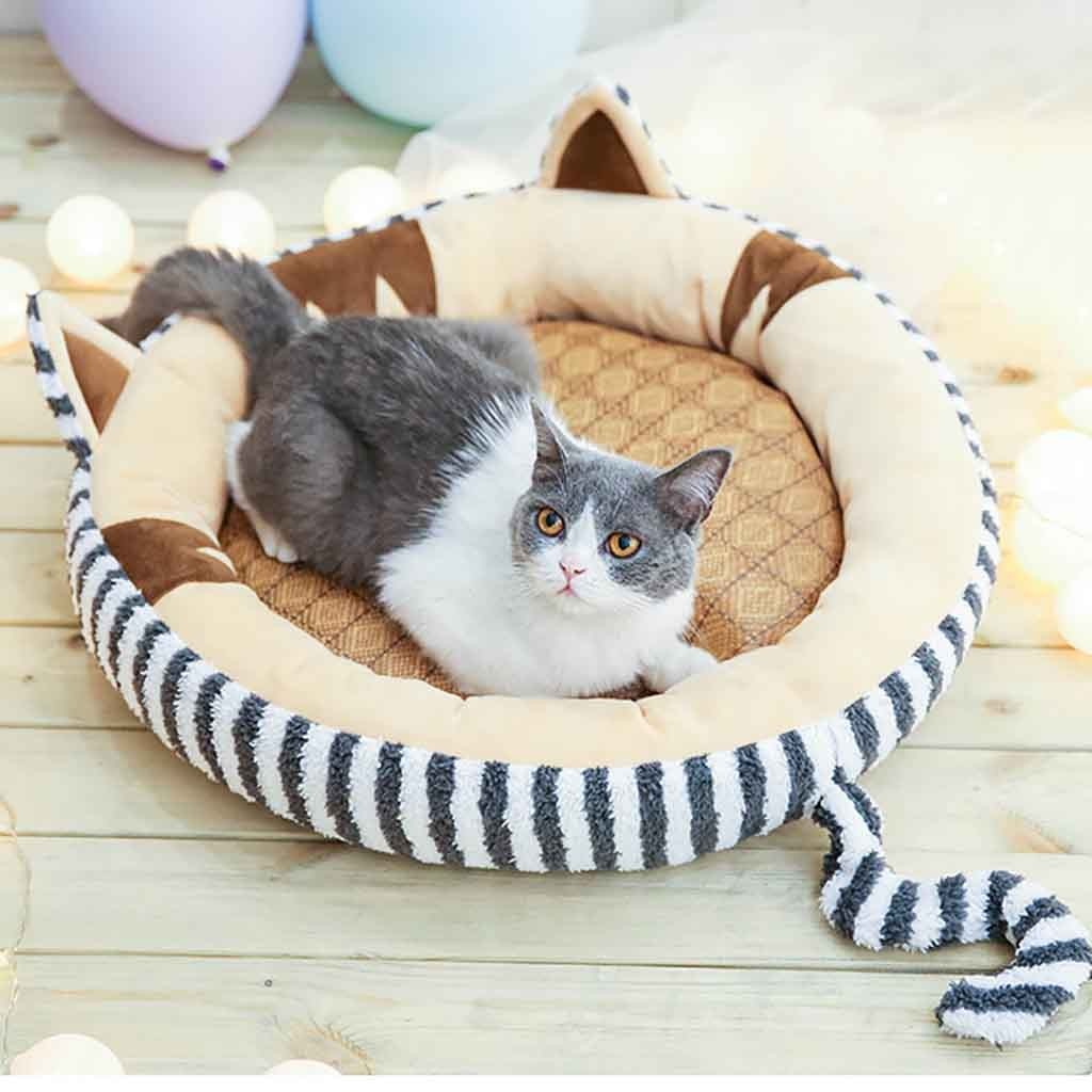 Soft Plush Pet Bed – Cozy Flannel Cushion for Dogs & Cats