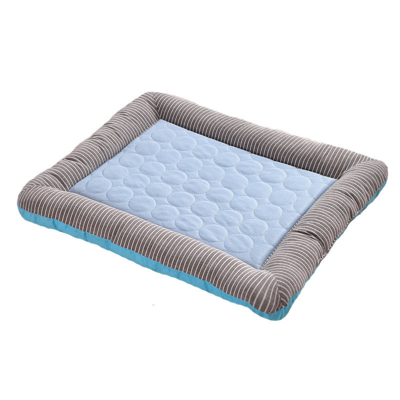 Self-Cooling Pet Mat – Washable Summer Bed Pad for Dogs & Cats (S/M/L)