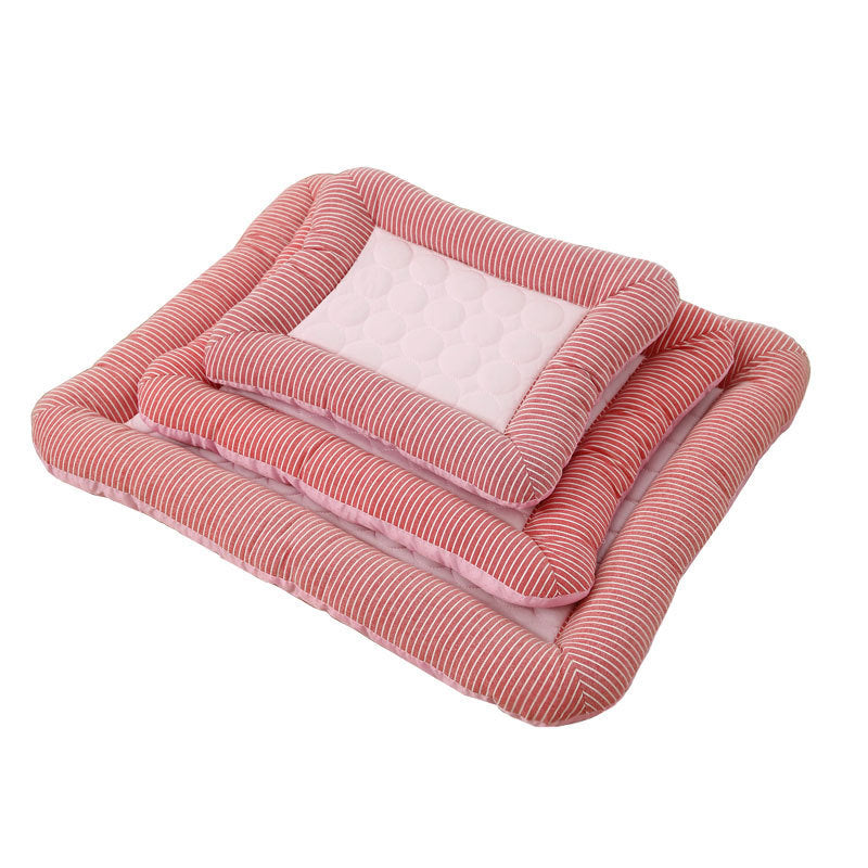 Self-Cooling Pet Mat – Washable Summer Bed Pad for Dogs & Cats (S/M/L)