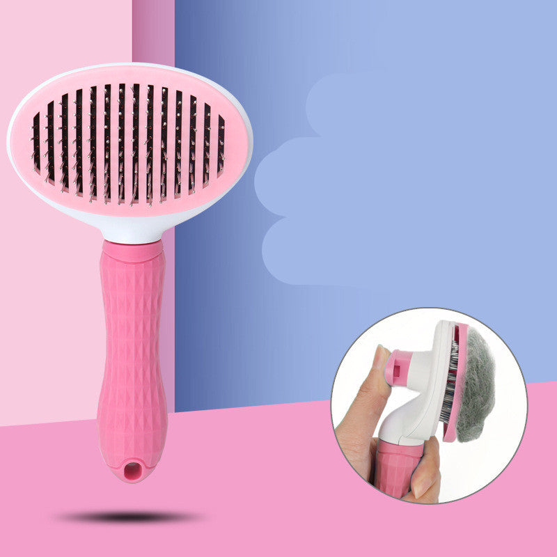 Self Cleaning Pet Hair Remover Brush