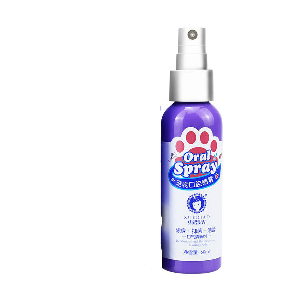 Pet Oral Spray – Brush-Free Dental Care for Dogs & Cats