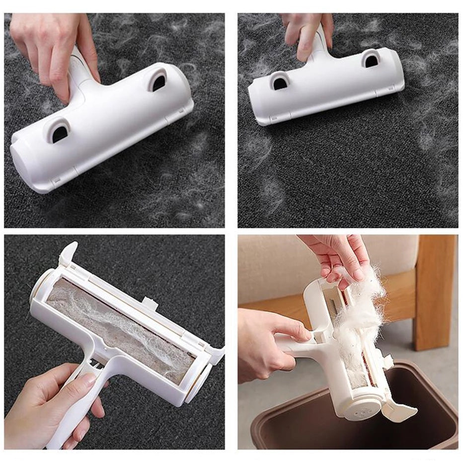 Reusable Pet Hair Remover Roller – Dog & Cat Fur Cleaner for Sofa, Bed, Carpet & Clothes
