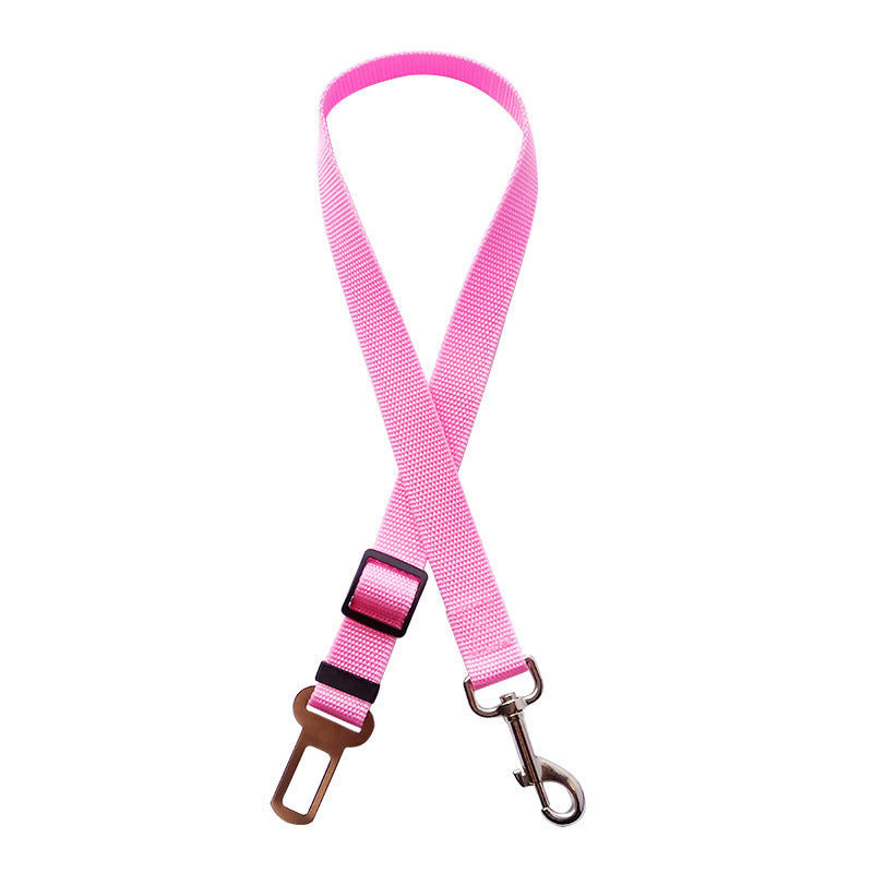 Adjustable Pet Car Seatbelt – Safety Harness for Dogs & Cats