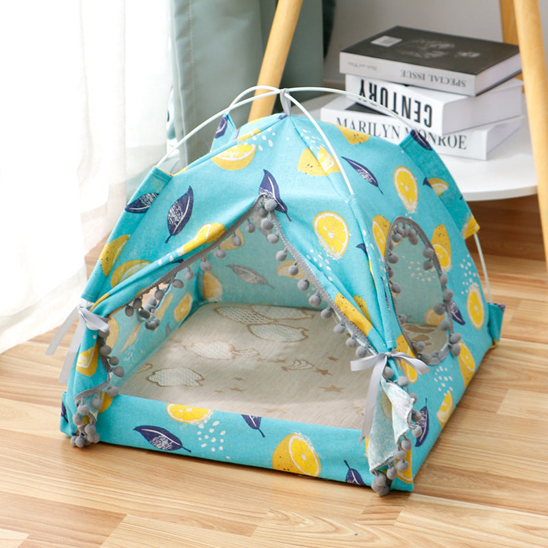 Portable Waterproof Pet House – Foldable Dog & Cat Bed (S–XL)