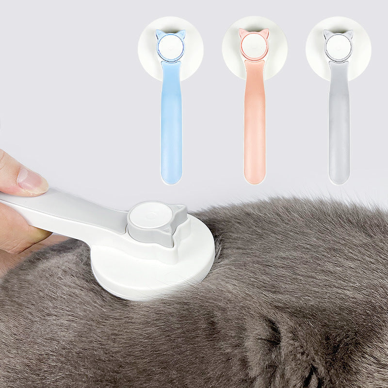 Self-Cleaning Slicker Brush for Dogs & Cats – Grooming, Shedding & Massage Tool