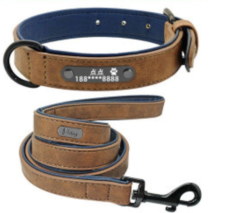 Premium Microfiber Leather Dog Collar – Adjustable, Durable & Comfortable