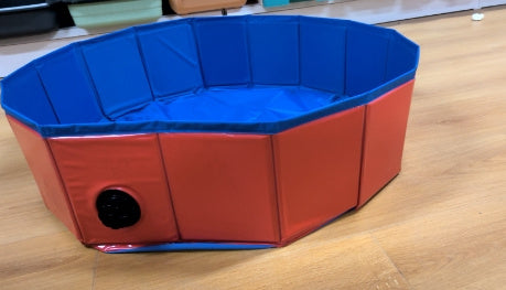 Foldable Dog Swimming Pool – Durable PVC Pet Bath Tub for Dogs, Kids & Outdoor Fun