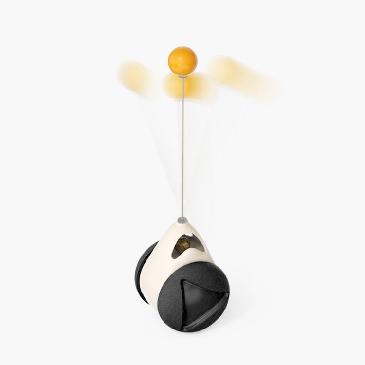Interactive Suction Windmill Cat Toy – Catnip, Luminous Ball & Teeth Grinding