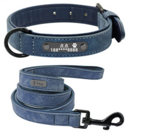 Premium Microfiber Leather Dog Collar – Adjustable, Durable & Comfortable