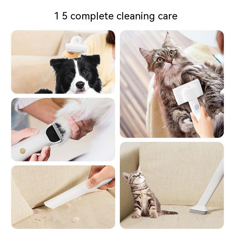 Pet Grooming Vacuum & Trimming Kit – 3L Dust Cup, 10kpa Suction, Wired