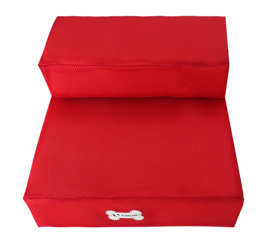 Portable Mesh Pet Stairs – Lightweight Dog & Cat Step Ladder