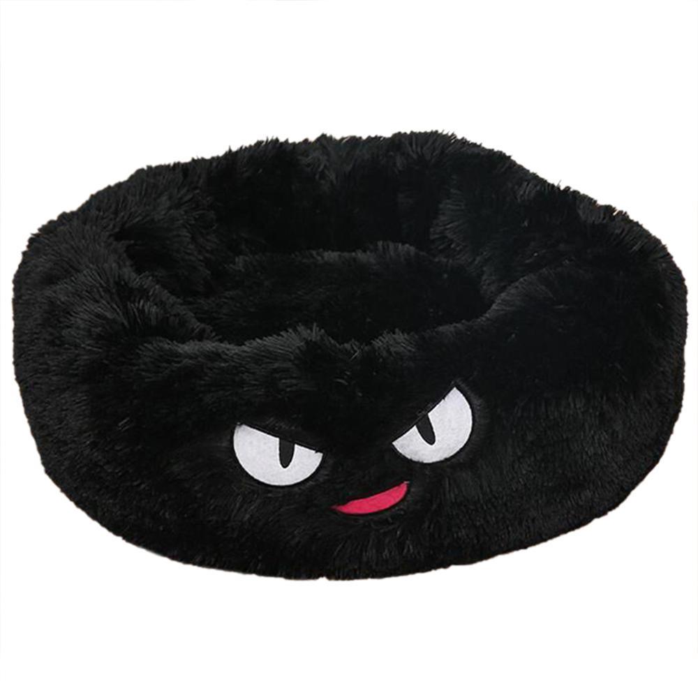 Luxury Calming Donut Pet Bed – Anti-Anxiety Plush Bed for Dogs & Cats