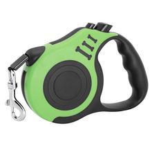 Retractable Pet Leash with One-Hand Lock – Durable Nylon Lead for Dogs & Cats