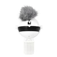 Interactive Electric Cat Toy with Rope & Real Fur Ball – Fun Play Ball for Cats