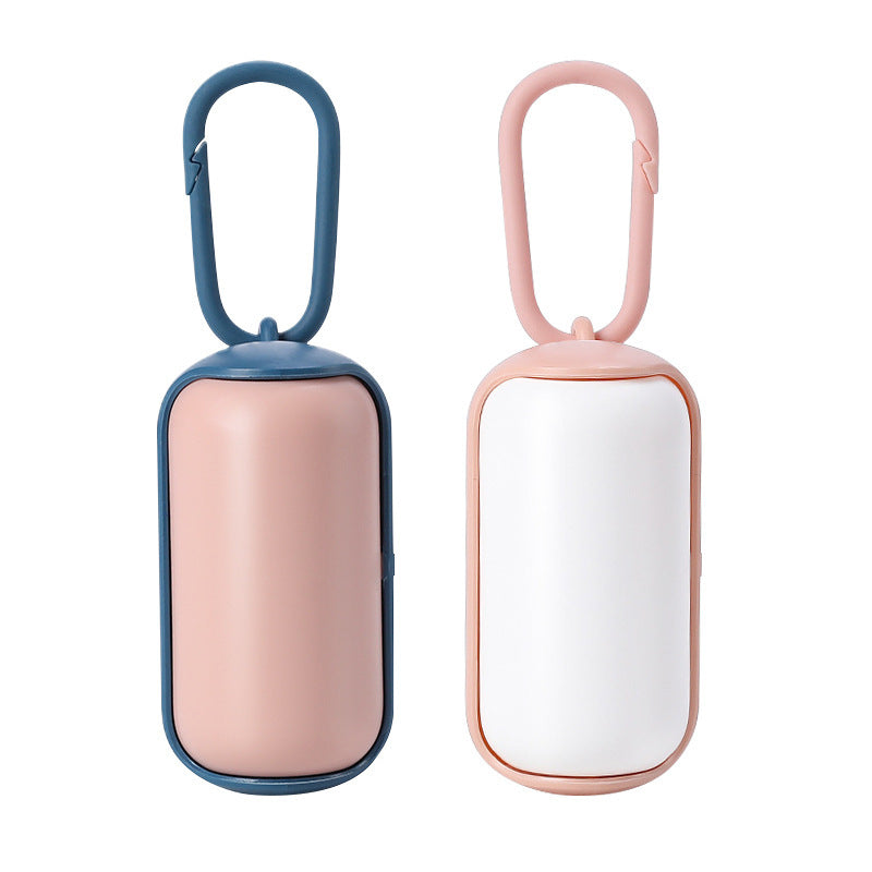 Mini Portable Pet Waste Bag Dispenser – Durable ABS Garbage Box for Travel & Walks