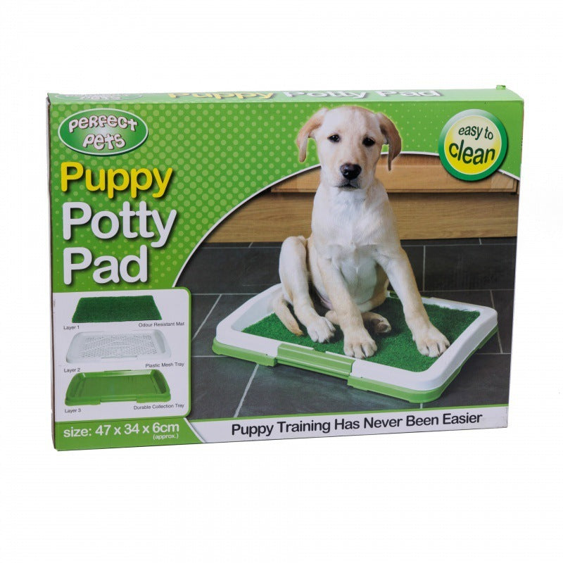 Pet Training Toilet with Detachable Mesh & Lawn Carpet – Indoor Dog & Puppy Potty