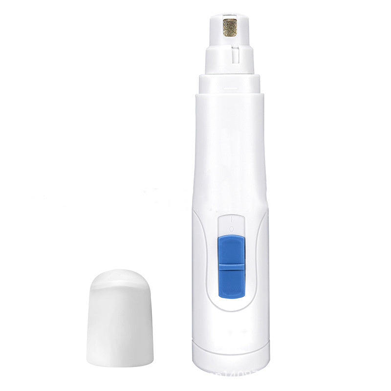 USB Rechargeable Pet Nail Grinder – Low Noise & Safe Grooming Tool for Dogs, Cats & Small Pets