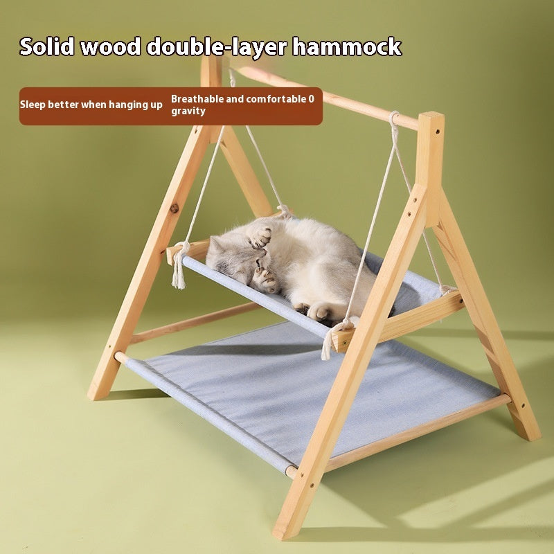 Sisal Cat Tree with Cozy Nest – Multi-Color Scratching Post & Play Tower