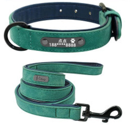 Premium Microfiber Leather Dog Collar – Adjustable, Durable & Comfortable