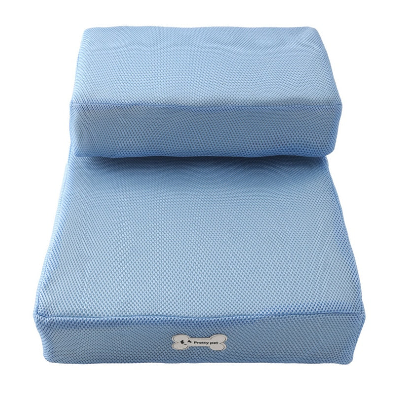 Portable Mesh Pet Stairs – Lightweight Dog & Cat Step Ladder