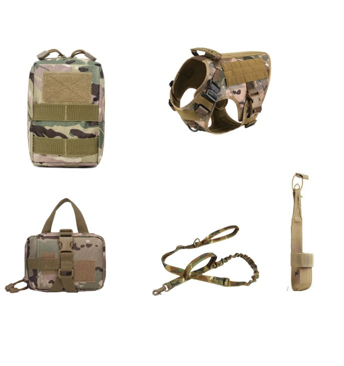 Tactical Dog Harness – Military-Grade Training & Outdoor Vest with Handle