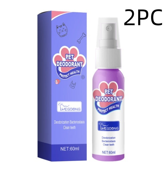 Pet Oral Spray – Brush-Free Dental Care for Dogs & Cats