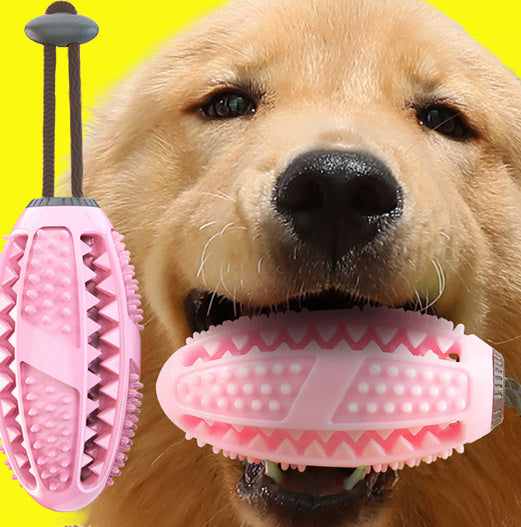 Interactive Suction Cup Tug Toy with Chew Ball – Teeth Cleaning Dog Toy