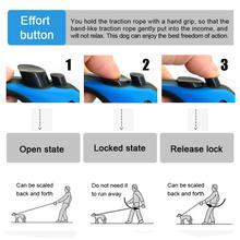 Retractable Pet Leash with One-Hand Lock – Durable Nylon Lead for Dogs & Cats