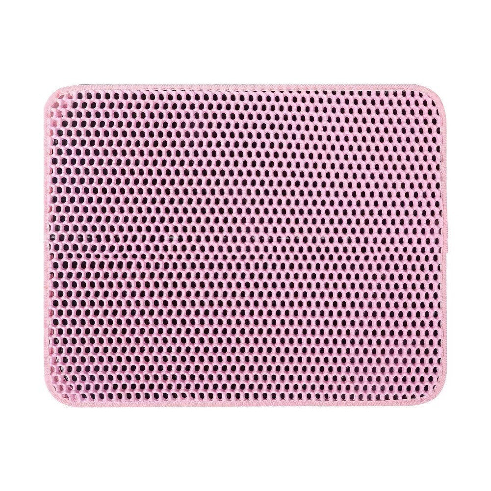 Double-Layer Cat Litter Mat – Waterproof, Non-Slip & Easy to Clean