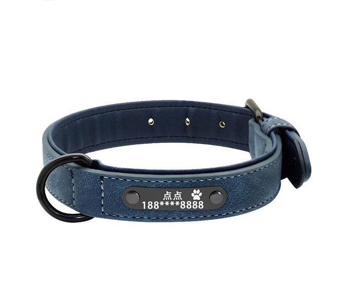 Premium Microfiber Leather Dog Collar – Adjustable, Durable & Comfortable
