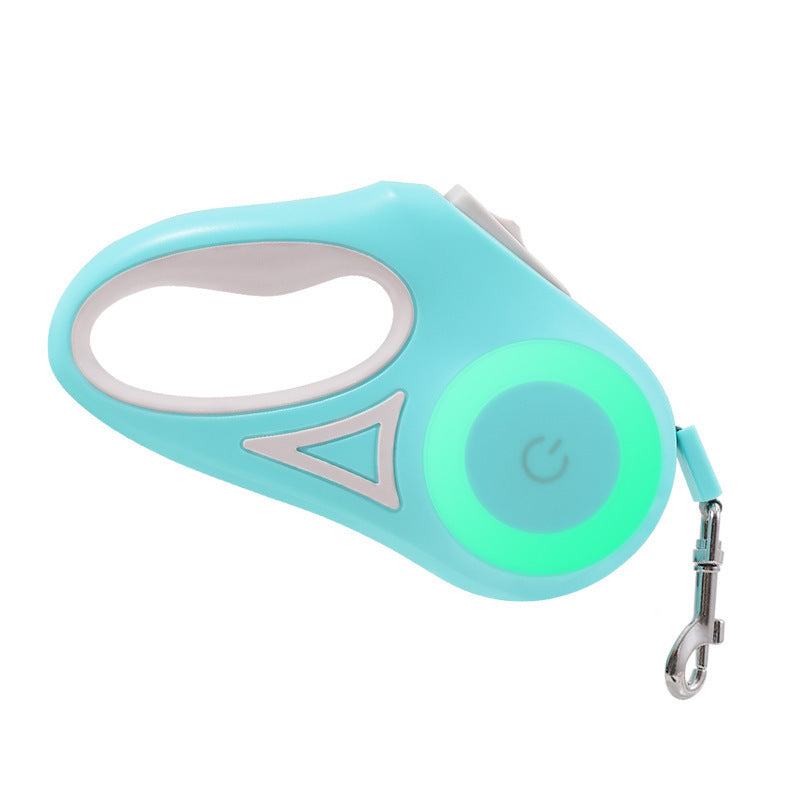 Retractable Dog Leash with One-Hand Brake – Telescopic, Explosion-Proof Options, with Optional Collar