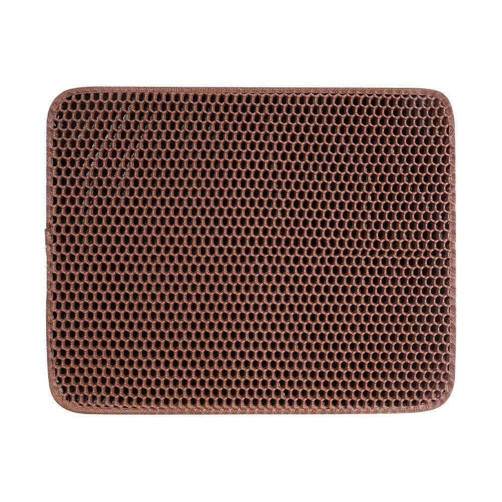 Double-Layer Cat Litter Mat – Waterproof, Non-Slip & Easy to Clean