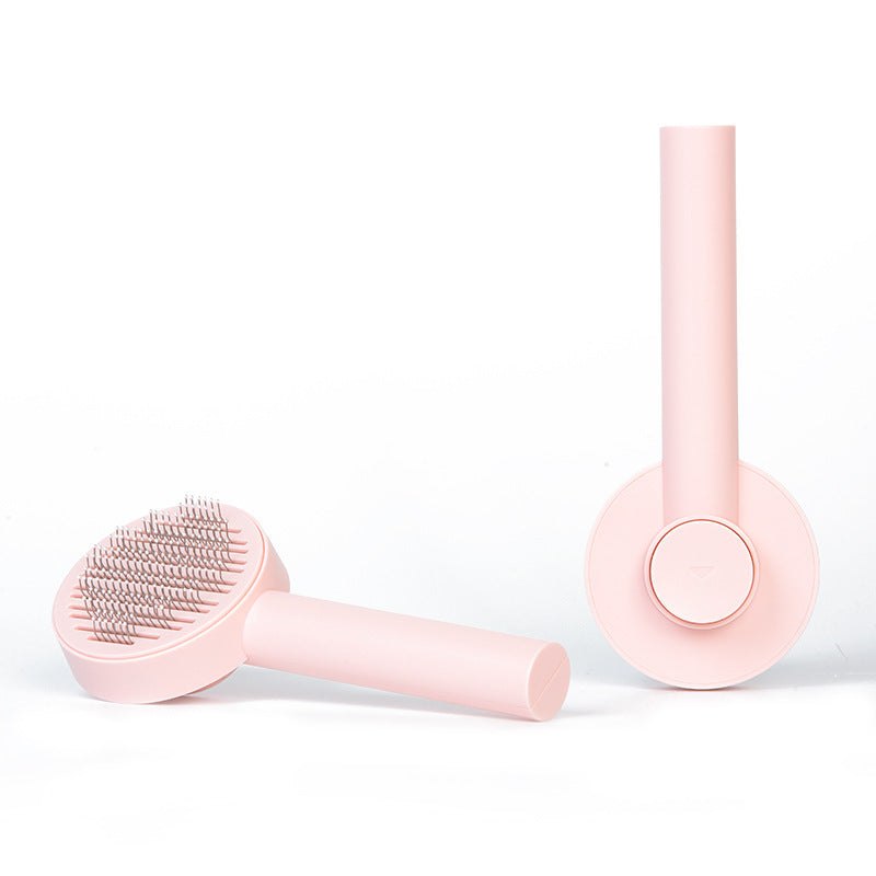 Self-Cleaning Pet Hair Remover Brush – Easy Fur & Lint Removal for Dogs & Cats