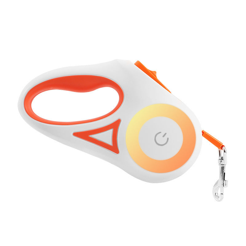 Retractable Dog Leash with One-Hand Brake – Telescopic, Explosion-Proof Options, with Optional Collar