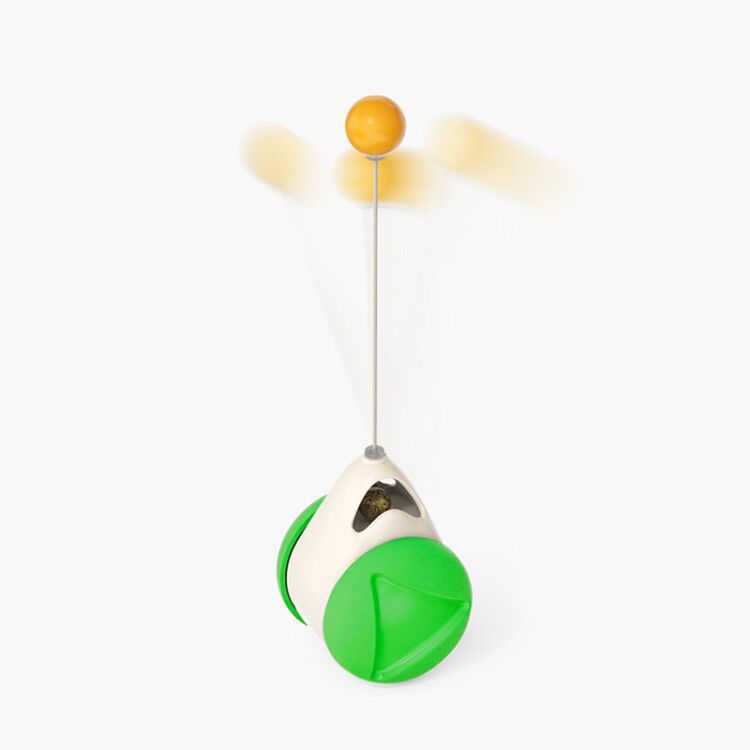 Interactive Suction Windmill Cat Toy – Catnip, Luminous Ball & Teeth Grinding