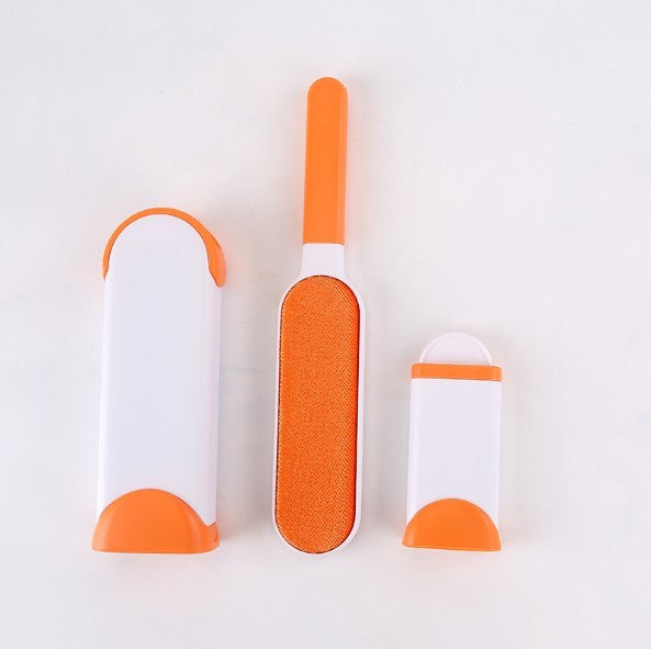 Reusable Pet Hair Remover with Self-Cleaning Base – Double-Sided Lint Brush