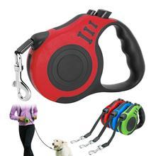 Retractable Pet Leash with One-Hand Lock – Durable Nylon Lead for Dogs & Cats