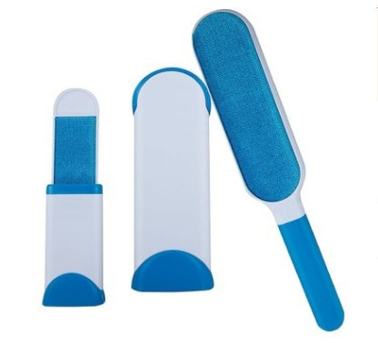 Reusable Pet Hair Remover with Self-Cleaning Base – Double-Sided Lint Brush