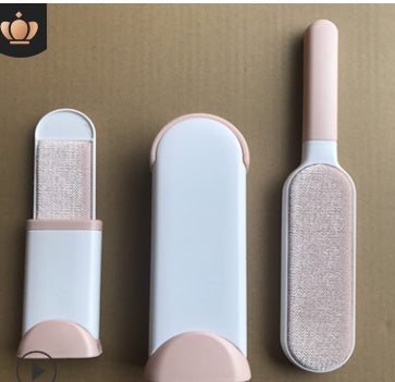 Reusable Pet Hair Remover with Self-Cleaning Base – Double-Sided Lint Brush