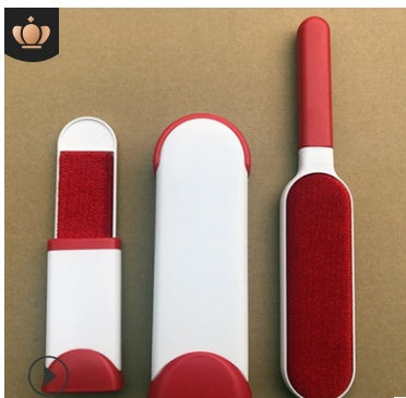 Reusable Pet Hair Remover with Self-Cleaning Base – Double-Sided Lint Brush