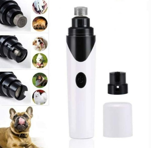 USB Rechargeable Pet Nail Grinder – Low Noise & Safe Grooming Tool for Dogs, Cats & Small Pets
