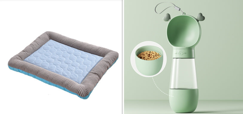 Self-Cooling Pet Mat – Washable Summer Bed Pad for Dogs & Cats (S/M/L)
