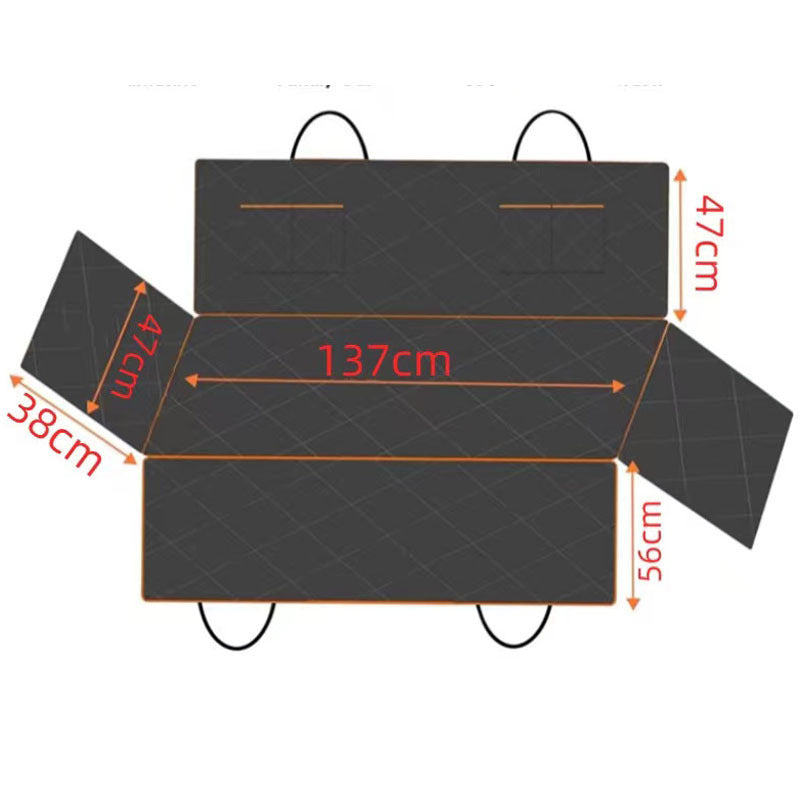Dog Car Seat Cover – Waterproof Oxford Cloth Pet Travel Mat with Double Pockets