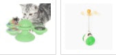 Interactive Suction Windmill Cat Toy – Catnip, Luminous Ball & Teeth Grinding